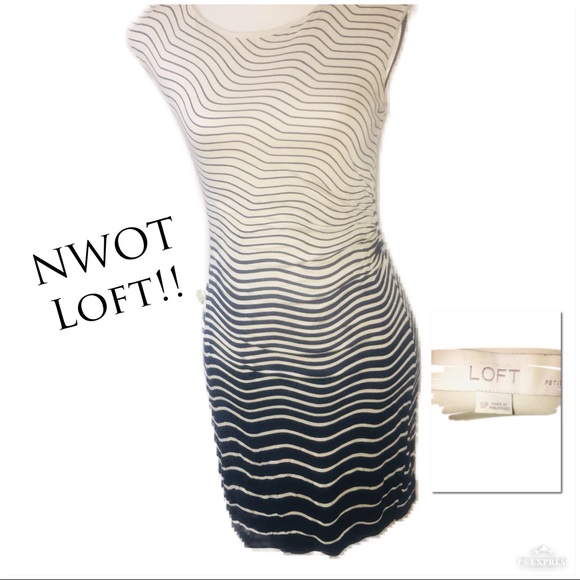 LOFT Dresses & Skirts - 💋💄NWOT ANN TAYLOR LOFT Ombré Striped Dress!💄💋